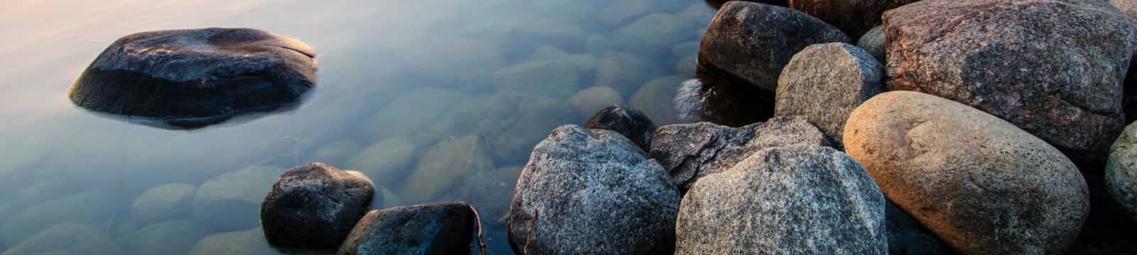 Picture of river rocks.
